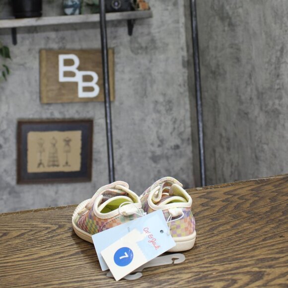 NWT Cat & Jack Toddler Girls Parker Solid Sneakers 89483947 7T Pink Multi - Picture 5 of 7